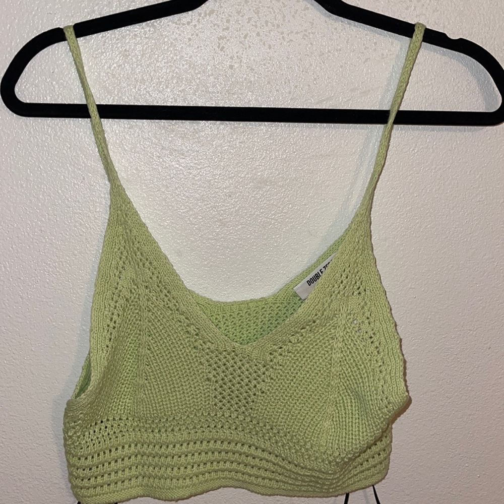 Double Zero Knitted Halter Top